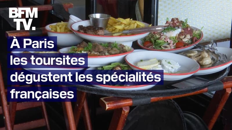 Escargots, croissants, quiches... à Paris, les touristes dégustent les spécialités françaises