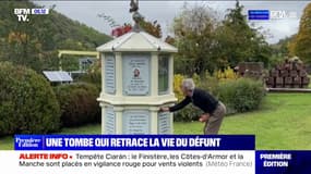 Une tombe vide retrace la vie du défunt