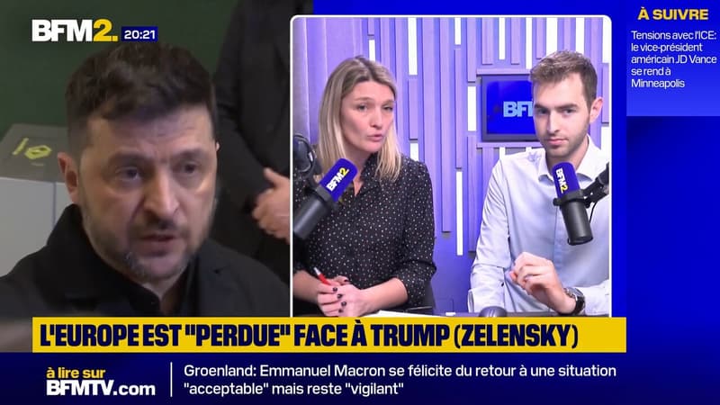 Volodymyr Zelensky critique l'Europe: "Un ton qu'on n'a pas l'habitude d'entendre"