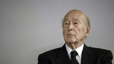 L'ancien président Valéry Giscard d'Estaing le 14 octobre 2014 au Bourget, près de Paris