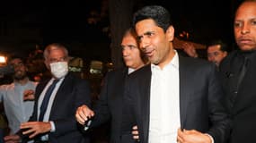 Nasser al-Khelaïfi, président du PSG, le 9 mai 2022 à Madrid
