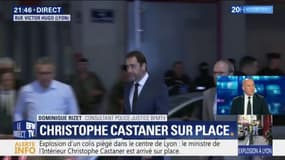Explosion à Lyon : Christophe Castaner arrive sur place