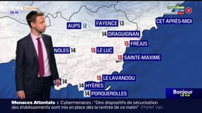 Météo Var: la pluie va laisser place à des éclaircies ce mercredi, jusqu'à 15° prévus à Fréjus et au Lavandou