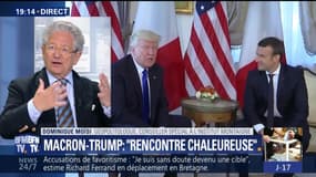 Sommet de l'OTAN: une "rencontre chaleureuse" entre Emmanuel Macron et Donald Trump (1/3)