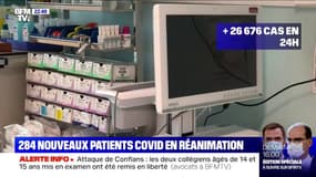 Coronavirus: 26.676 nouveaux cas et 284 nouveaux patients en réanimation en 24h