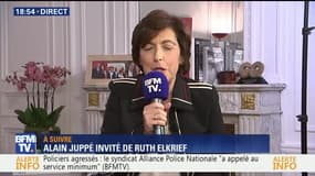 Alain Juppé reçoit Ruth Elkrief dans son QG de campagne