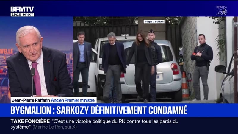 Condamnation de Nicolas Sarkozy: "La façon dont il a été traité dans son dernier procès sur cette exécution provisoire est un problème de droit", estime Jean-Pierre Raffarin, ancien Premier ministre