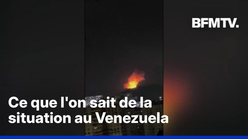 Explosions à Caracas, Nicolas Maduro "capturé"... Ce que l'on sait de la situation au Venezuela
