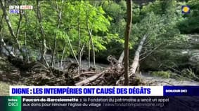 Digne-les-Bains: les intempéries ont causé des dégâts