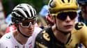 Tadej Pogacar et Jonas Vingegaard le 1er juillet 2023 sur le Tour de France