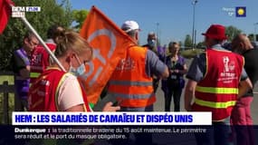 Hem: les salariés de Camaïeu et Dispéo unis pour sauver leurs emplois