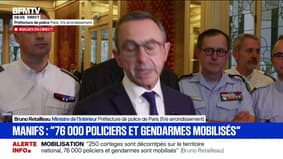 "Tolérance zéro": Bruno Retailleau déclare que les forces de l'ordre "ne toléreront aucun dérapage" durant les manifestation du 2 octobre 