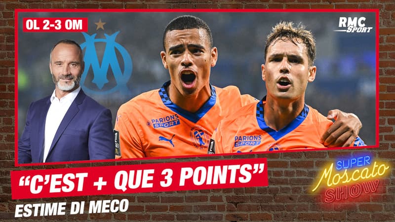 OL 2-3 OM : "C'est plus que 3 points" estime Di Meco