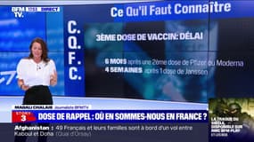 Où en est la campagne de vaccination pour la 3ème dose en France ? 