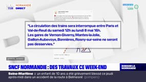 SNCF Normandie: des travaux ce week-end