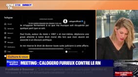 Meeting : Calogero furieux contre le Rassemblement national - 04/06