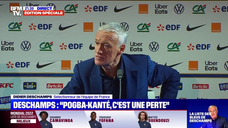 Pogba et Kanté absents: Didier Deschamps fait confiance à ceux qui vont les remplacer
