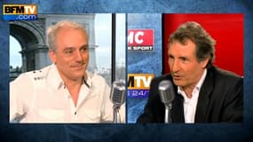 Philippe Poutou et jean-Jacques Bourdin.