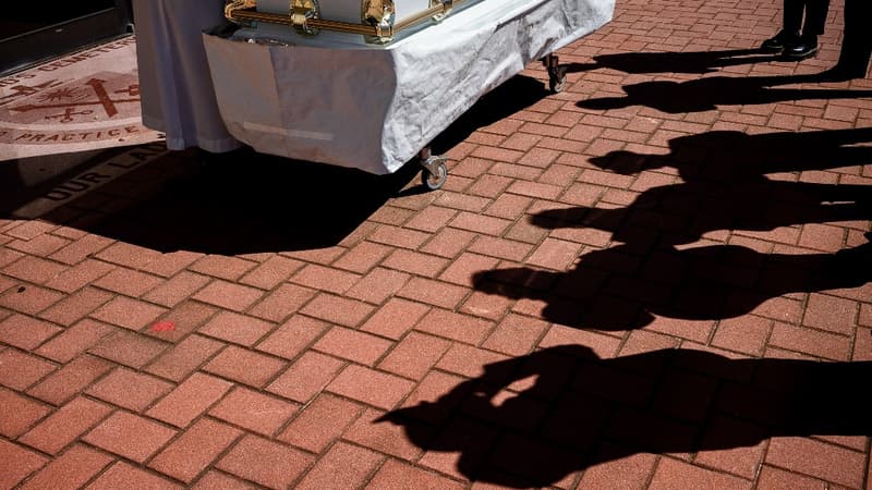(Photo d'illustration) Un enterrement aux Etats-Unis, le 5 mai 2020.