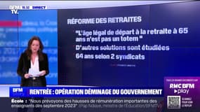 Chômage, retraites: le gouvernement se lance dans une opération déminage