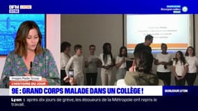 Lyon: Grand Corps Malade a rendu visite à des collégiens du 9e arrondissement