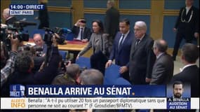 Alexandre Benalla est arrivé au Sénat pour son audition