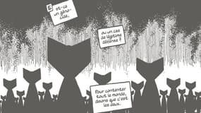 Détail d'une planche de "Guerre à Gaza" du dessinateur américain Joe Sacco
