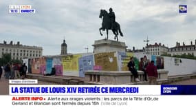La statue de Louis XIV retirée ce mercredi