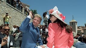 Johnny et Adeline Blondieau se sont mariés à deux reprises au début des années 90.