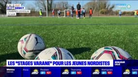 Les "stages Varane": des enfants s'initient au football pendant les vacances scolaires à Lambres-lez-Douai dans le Nord 