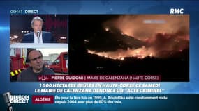 Jean-Jacques Bourdin, révolté contre les incendies en Corse