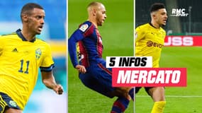Isak, Sancho, Braithwaite... Les 5 infos mercato du 24 juin à la mi-journée 
