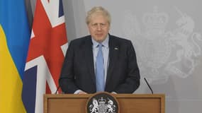Boris Johnson le 3 mai 2022
