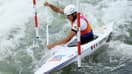 Le Français Nicolas Gestin lors des championnats du monde de canoë, 2 octobre 2025