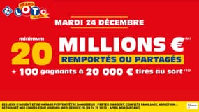 FDJ : 20 millions d’euros à remporter au Loto pour Noël, il y aura au moins 100 gagnants garantis 