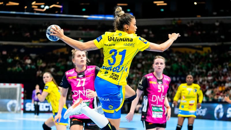 Adriana Cardoso de Castro avec Metz lors du Final Four de Ligue des champions contre Kristiansand, le 4 juin 2022
