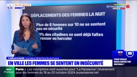 Île-de-France: 84% des femmes se sentent en insécurité lors de leurs déplacements en ville la nuit