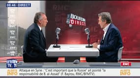 François Bayrou face à Jean-Jacques Bourdin en direct