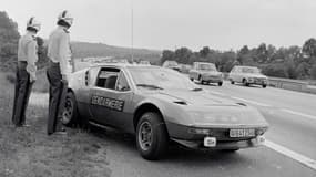 L'Alpine A310 de la gendarmerie nationale.