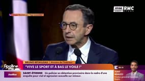 "Vive le sport et à bas le voile": Bruno Retailleau lors d'un rassemblement "contre l'islamisme" 
