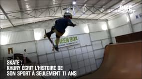 Skate : Khury écrit l'histoire de son sport à seulement 11 ans
