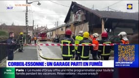 Corbeil-Essonne: un garage et un atelier d'artiste touchés par un violent incendie