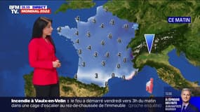 -12°C à Strasbourg, -4°C à Paris... Des températures glaciales sur les trois quarts de la France ce samedi