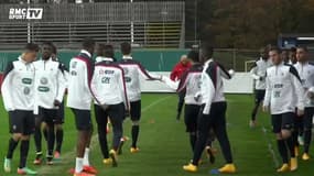 François Hollande et les footballeurs