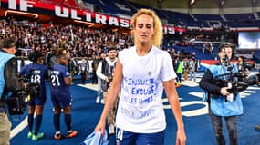 Kheira Hamraoui lors de PSG-OL, le 21 mai 2023.