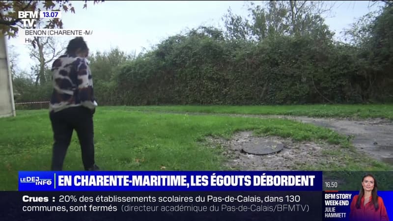 Charente-Maritime: les intempéries provoquent des remontées d'égouts