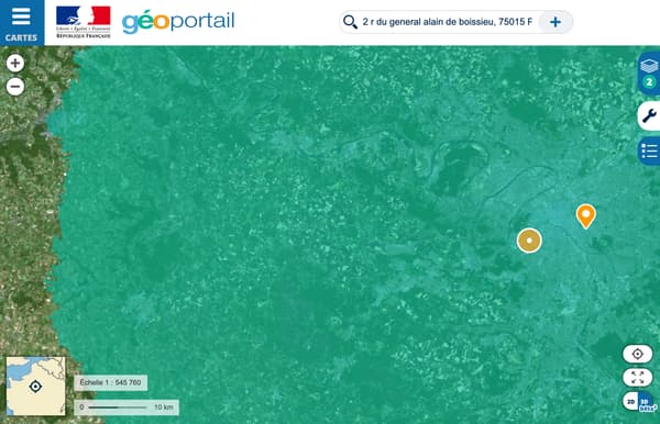 GéoPortail GéoPortail