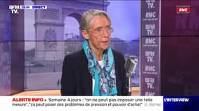 Télétravail recommandé: Elisabeth Borne souhaite qu'il "soit discuté au sein des entreprises"