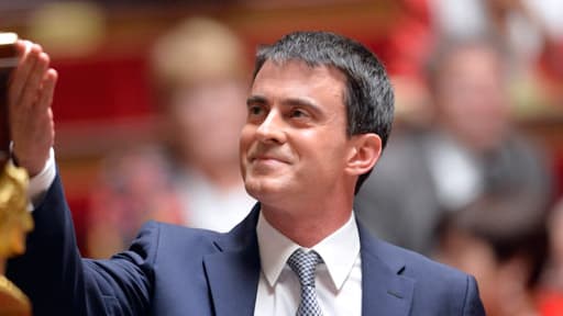 Manuel Valls lors de son discours de politique générale à l'Assemblée nationale