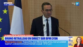 Rhône: Bruno Retailleau présent à Écully pour inaugurer les locaux de la police scientifique